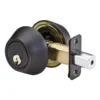 Double Cylinder Deadbolt; Aged Bronze, KW1