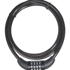 5ft (1.5m) Long x 3/8in (10mm) Diameter Set Your Own Combination Cable Lock