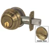Grade 1 Single Cylinder Deadbolt; Antique Brass, WR5