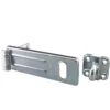 6in (15cm) Long Zinc Plated Hardened Steel Hasp with Hardened Steel Locking Eye