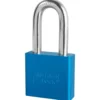 2in (51mm) Blue Solid Aluminum Rekeyable Pin Tumbler Padlock with 2in (51mm) Shackle