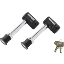 5/8in (16mm) Class III/IV Barbell™ Trailer Receiver Lock; 2-Pack
