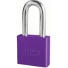 2in (51mm) Purple Solid Aluminum Rekeyable 6-Pin Tumbler Padlock with 2in (51mm) Shackle, Keyed Alike