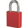 1-3/4in (44mm) Red Solid Aluminum Rekeyable 6-Pin Tumbler Padlock
