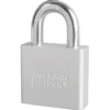2in (51mm) Silver Solid Aluminum Rekeyable Pin Tumbler Padlock, Keyed Alike