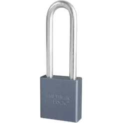 1-3/4in (44mm) Solid Aluminum Pin Tumbler Padlock with 3in (76mm) Shackle, Keyed Alike