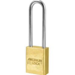 1-1/2in (38mm) Solid Brass BumpStop® Pin Tumbler Padlock with 3in (76mm) Shackle, Keyed Alike