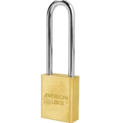 1-1/2in (51mm) Solid Brass Pin Tumbler Padlock with 3in (76mm)Shackle