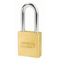 1-3/4in (44mm) Solid Brass 6-Pin Tumbler Padlock with 2in (51mm) Shackle, Keyed Alike