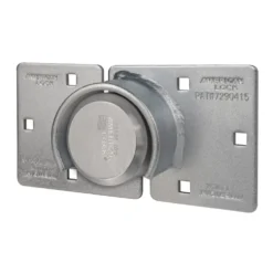 2-7/8in (73mm) Solid Steel BumpStop® Rekeyable 6-Pin Tumbler Hidden Shackle Padlock with Attached High Security Hasp