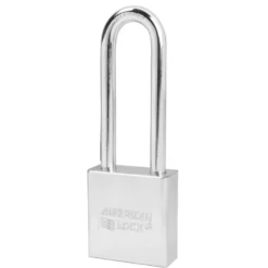 1-3/4in (44mm) Solid Steel Rekeyable 6-Pin Tumbler Padlock with 3in (76mm) Shackle