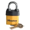 2-1/8in (38mm) Wide Covered Laminated Steel Pin Tumbler Padlock