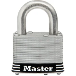 2in (51mm) Wide Laminated Stainless Steel Pin Tumbler Padlock