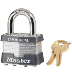 1-3/4in (44mm) Wide Laminated Steel Pin Tumbler Padlock
