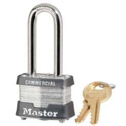 1-9/16in (40mm) Wide Laminated Steel Pin Tumbler Padlock with 2in (51mm) Shackle