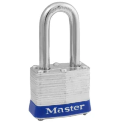 1-9/16in (40mm) Wide Laminated Steel Pin Tumbler Padlock with 1-1/2in (38mm) Shackle, Universal Pin