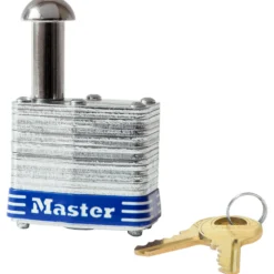 1-9/16in (40mm) Wide Laminated Steel Pin Tumbler Vending and Meter Padlock with 7/8in (22mm) Shackle