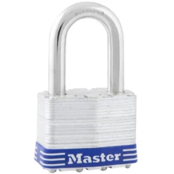 2in (51mm) Wide Laminated Steel Pin Tumbler Padlock with 1-1/2in (38mm) Shackle