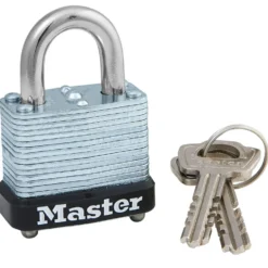 1-1/8in (29mm) Wide Laminated Steel Warded Padlock