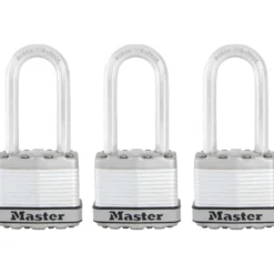 1-3/4in (44mm) Wide Magnum® Laminated Steel Padlock with 2in (51mm) Shackle; 3-Pack