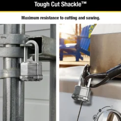 1-3/4in (44mm) Wide Magnum® Laminated Steel Padlock with 1-1/2in (38mm) Shackle; 2-Pack