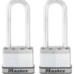 1-3/4in (44mm) Wide Magnum® Laminated Steel Padlock with 2-1/2in (64mm) Shackle; 2-Pack