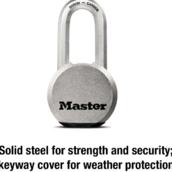 2-1/2in (64mm) Wide Magnum® Solid Steel Body Padlock with 2in (51mm) Shackle