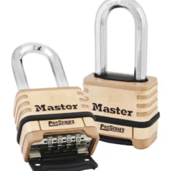 2-1/4in (57mm) Wide ProSeries® Brass Resettable Combination Padlock with 2-1/16in (53mm) Shackle
