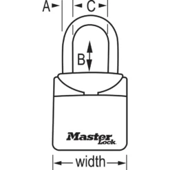 2-3/4in (70mm) Wide Set Your Own Combination Portable Lock Box