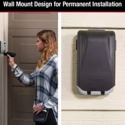 2-7/8in (72mm) Wide Set Your Own Combination Light Up Dial Wall Mount Lock Box