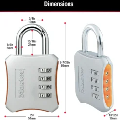 2in (51mm) Wide Set Your Own Combination Padlock