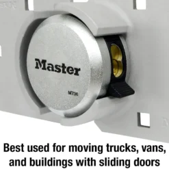 Magnum® Hidden Shackle Padlock with 9-1/16in (23cm) High Security Hasp