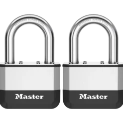Master Lock Elite™ Heavy Duty Lock with Hardened Boron Steel Shackle, 2-5/8 in. (67mm) wide, 1-1/2 in. (38mm) Shackle