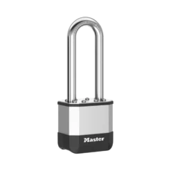 Master Lock Elite™ Heavy Duty Lock with Hardened Boron Steel Shackle, 1-3/4 in. (44mm) wide, 2-1/2 in. (64mm) Shackle