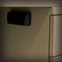 Portable Magnetic Lock Box for Keys, Plastic, 2 in W x 1-3/16 in H