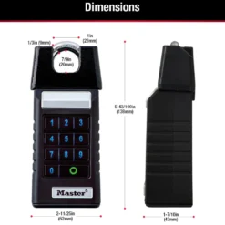 ProSeries® Commercial Bluetooth® Padlock with ¾ Inch Shrouded Shackle