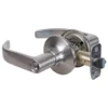 Return Style Lever Storeroom Lock; Satin Nickel, KW1