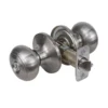 Rusk Style Knob Entry Door Lock; Satin Nickel, SC1