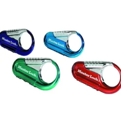 Set Your Own Combination Lock for Backpack, Assorted Colors, 3-5/16 in Wide