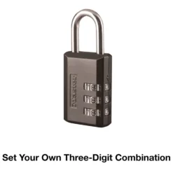 Small Set Your Own Combination Lock, 1-3/16 in Wide