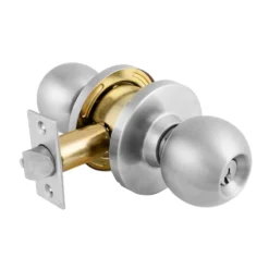 Storeroom Cylindrical Ball Knob, Commercial Grade 2