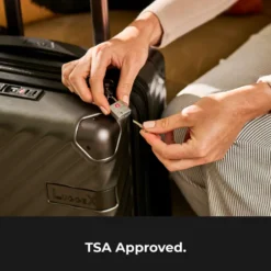 TSA Lock with Solid Metal Body, 7/8 in Wide