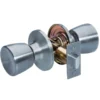 Tulip Style Hall and Closet Door Knob; Satin Nickel
