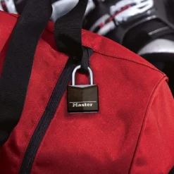 Vinyl-Covered Solid Body Padlock, 1-3/16 in Wide