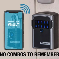 Wall Mounted Bluetooth® Lock Box for Keys